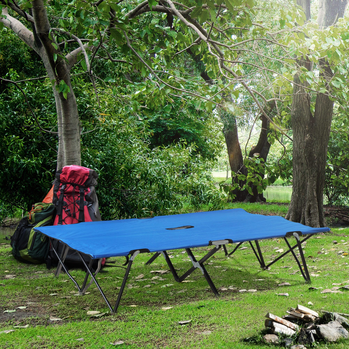 Double Camping Folding bed. - Stay-outdoors.co.uk