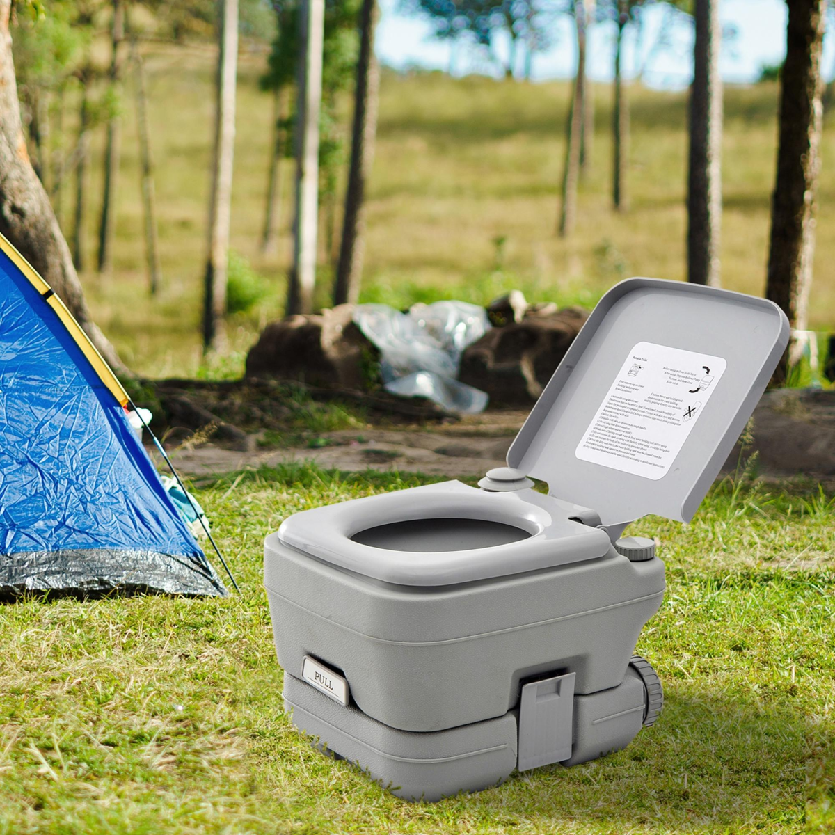 Portable Travel Camping toilet. - Stay-outdoors.co.uk