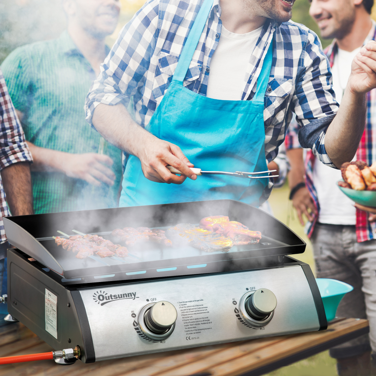 Portable Gas Plancha BBQ Grill. - Stay-outdoors.co.uk