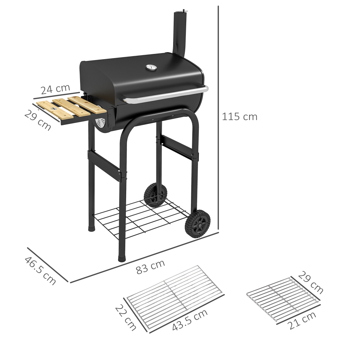 Charcoal BBQ Grill. - Stay-outdoors.co.uk