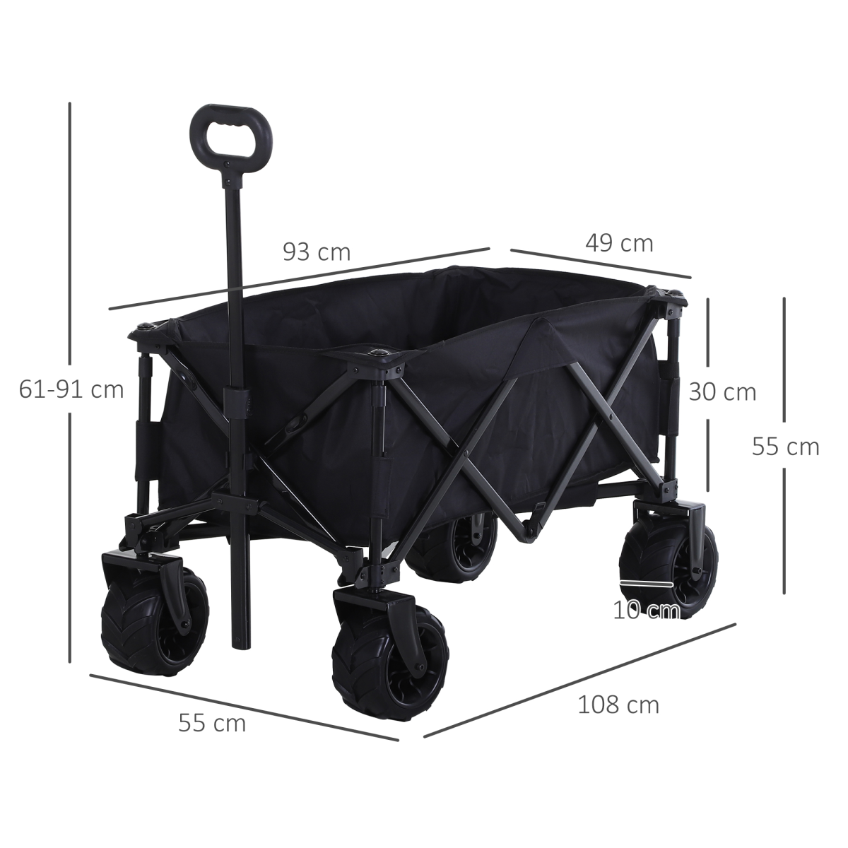 Outdoor Pull Along Trolley. - Stay-outdoors.co.uk