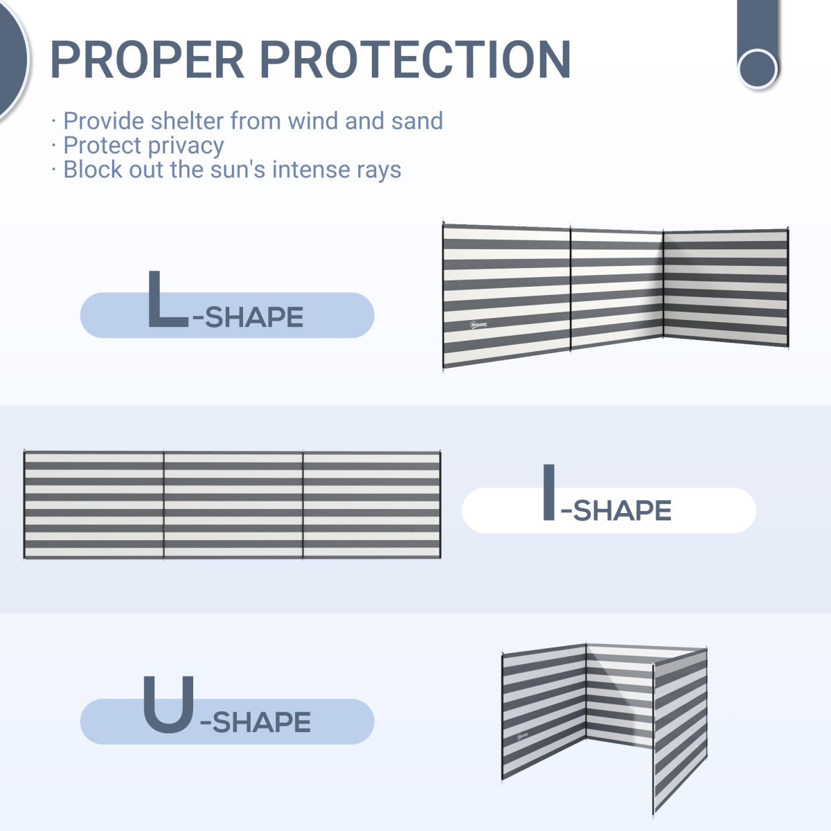 Camping Windbreak Portable Wind Blocker. - Stay-outdoors.co.uk