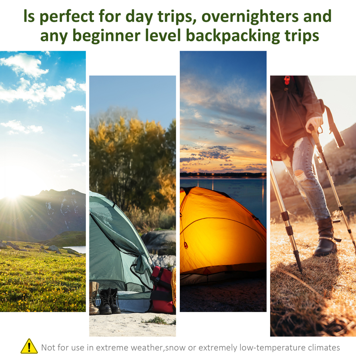 Camping Tent, Family Tent 4-8 Person 2 Room Easy Set Up.