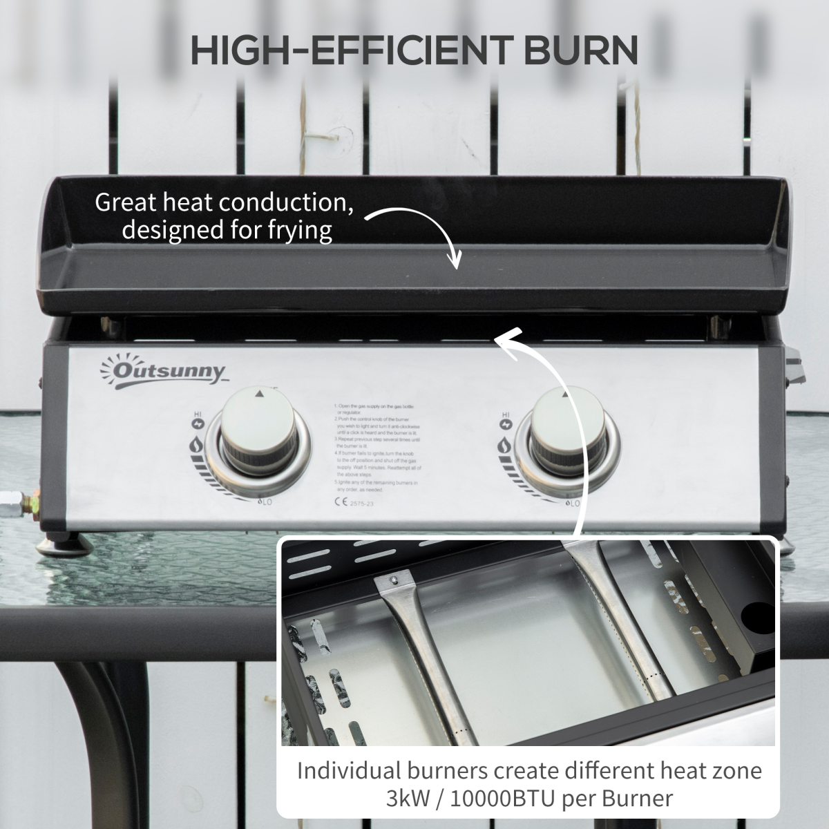 Portable Gas Plancha BBQ Grill. - Stay-outdoors.co.uk