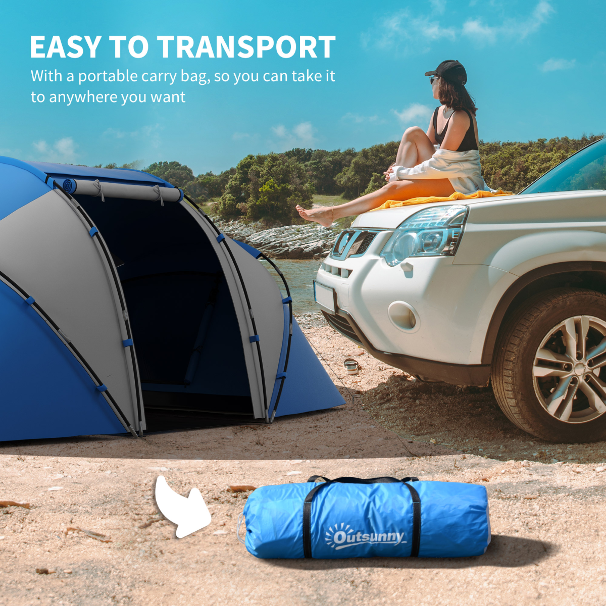 4-6 Persons Camping Tent - Stay-outdoors.co.uk