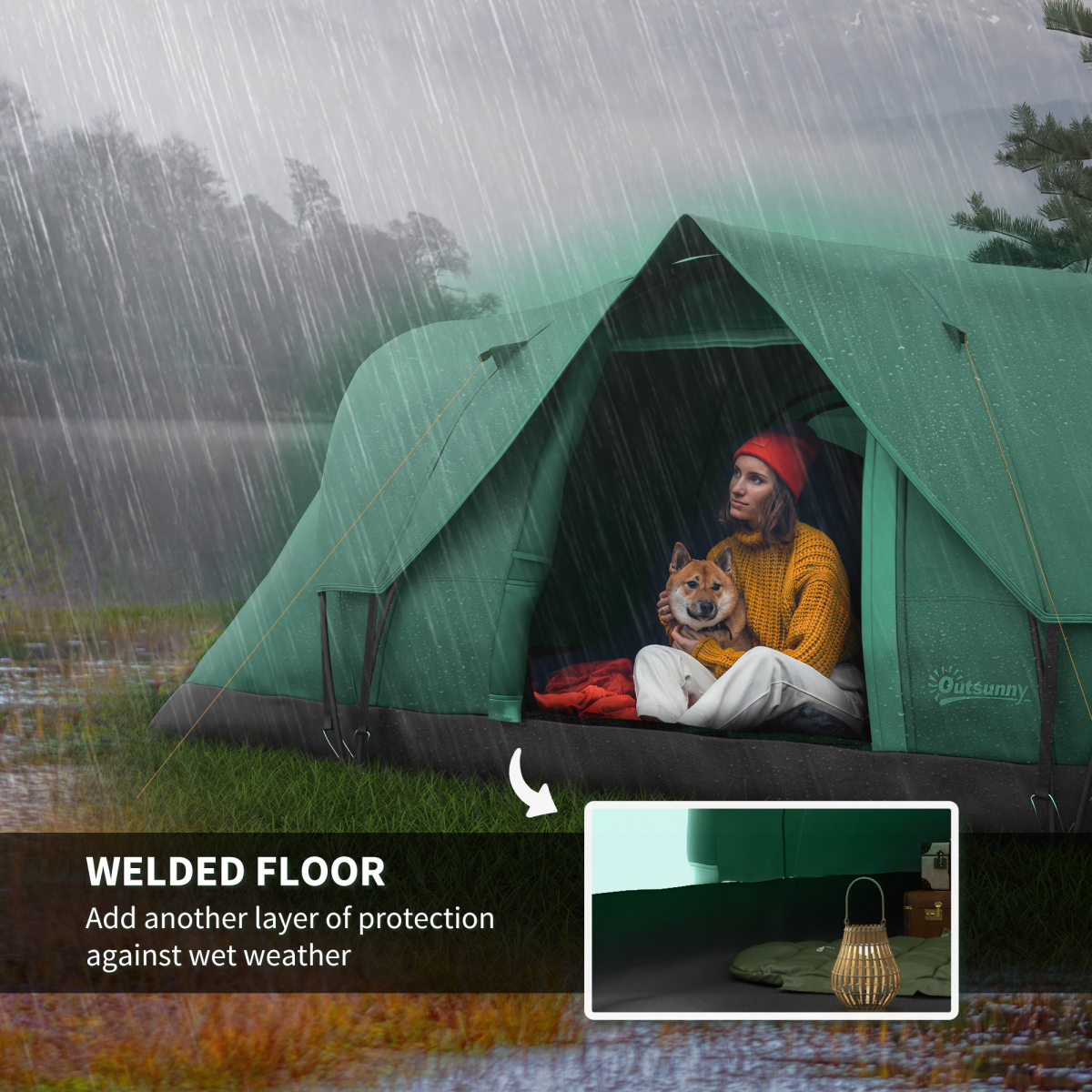 Camping Tent For 5-6 persons.