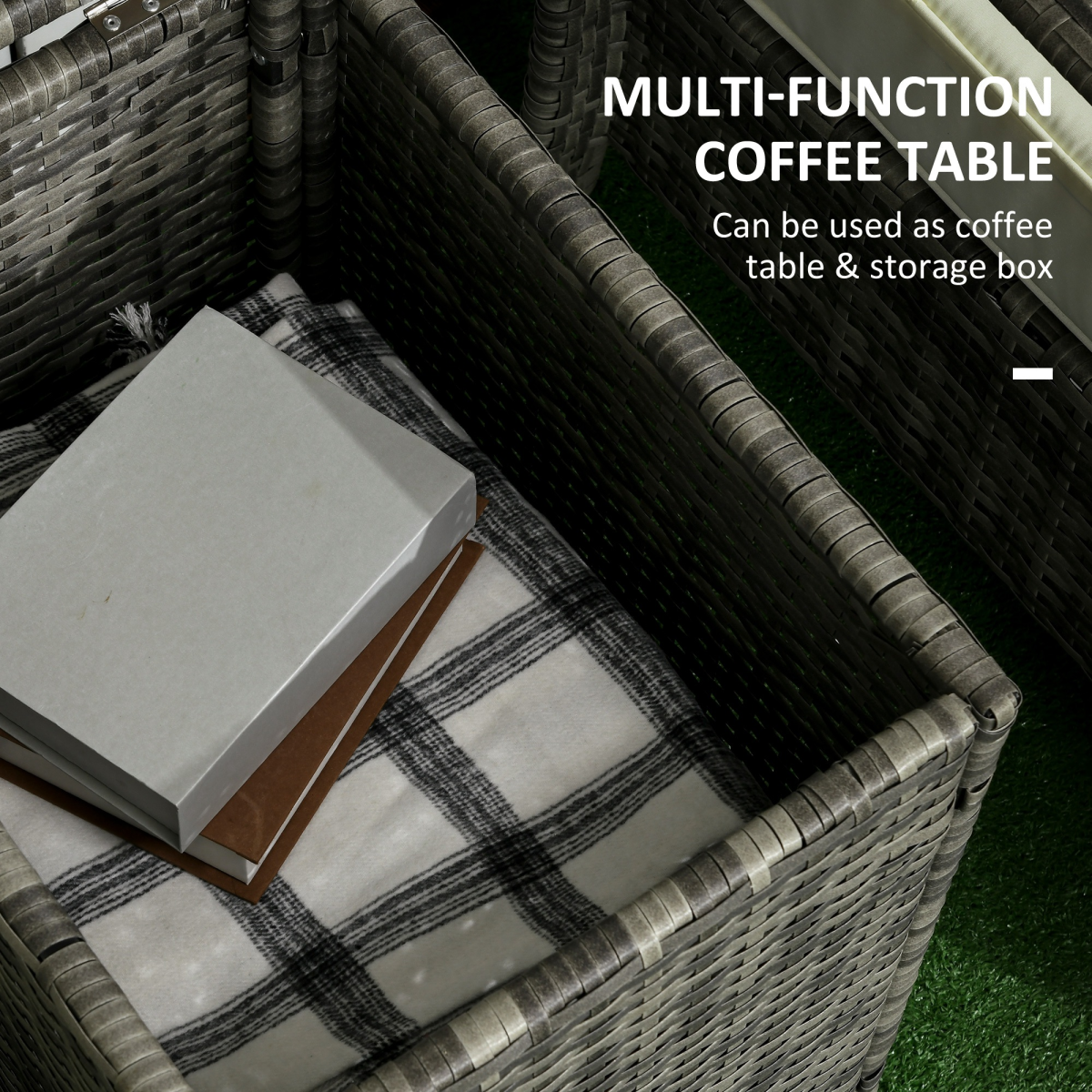 Three Piece Rattan Garden Sofa Set. - Stay-outdoors.co.uk