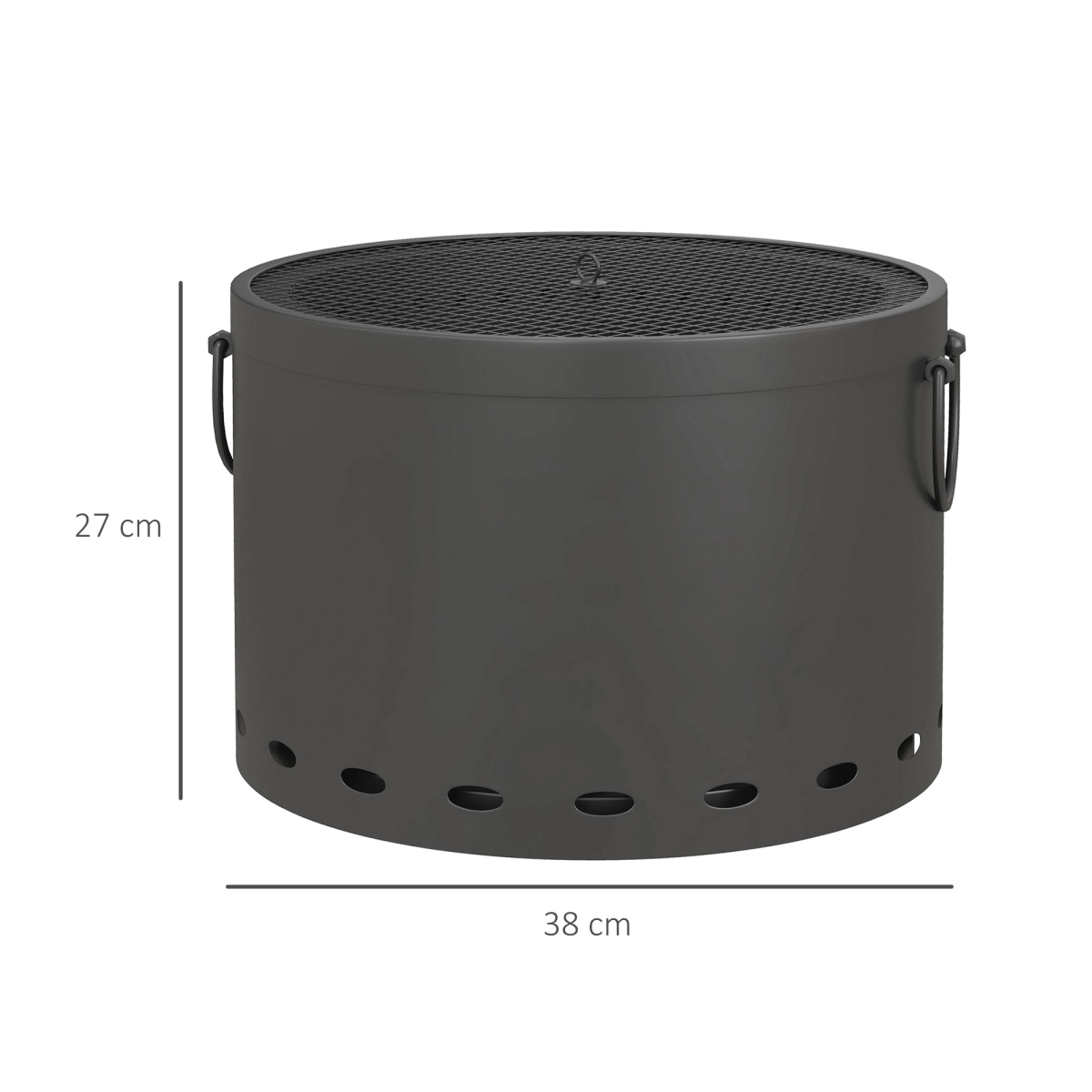 Smokeless Wood Burning-Metal Fire Pit. - Stay-outdoors.co.uk