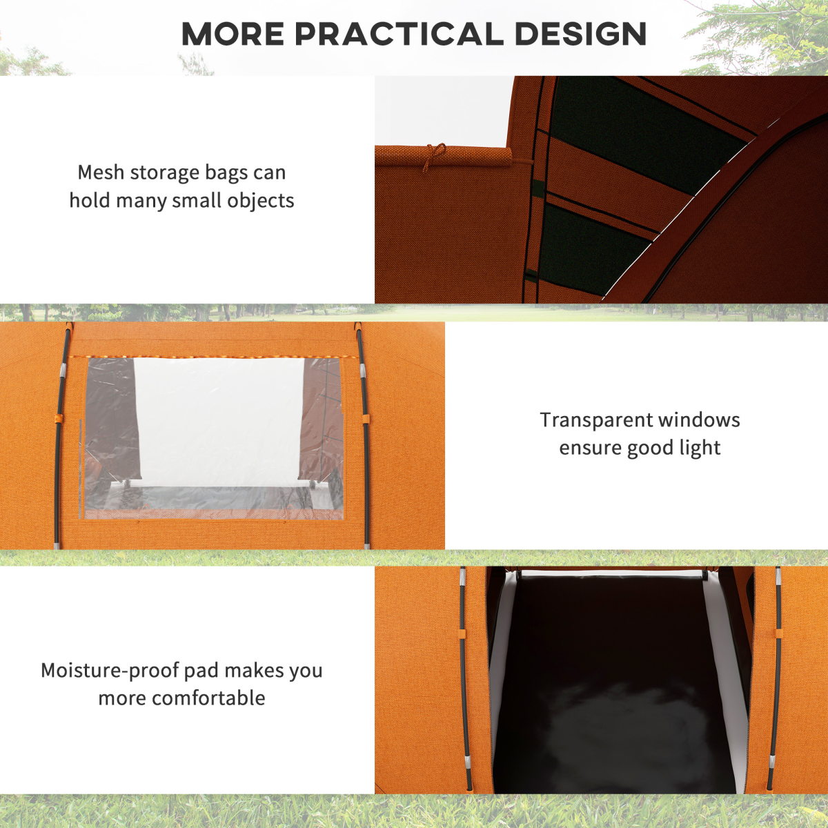 4-6 Persons Camping Tent Dome.