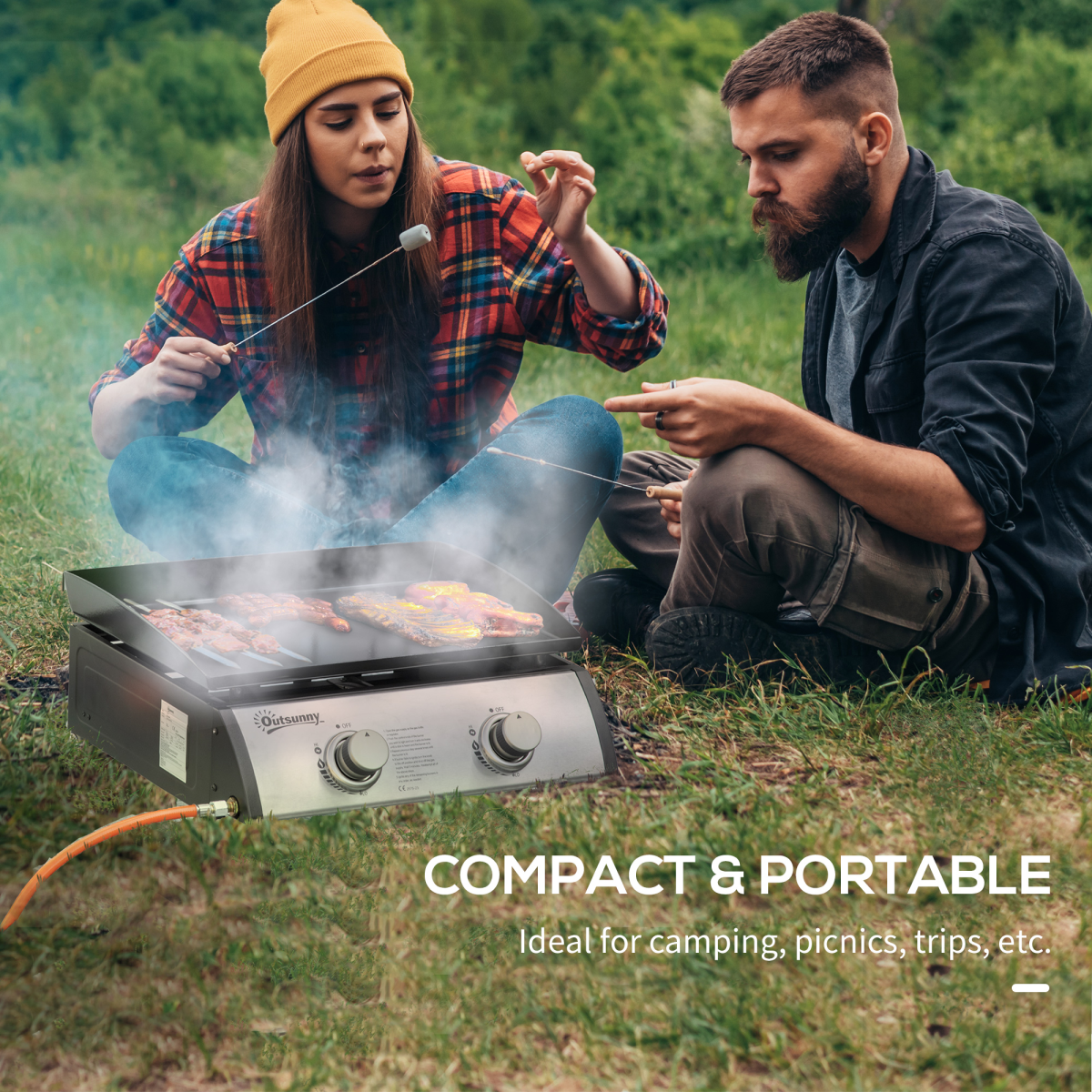 Portable Gas Plancha BBQ Grill. - Stay-outdoors.co.uk