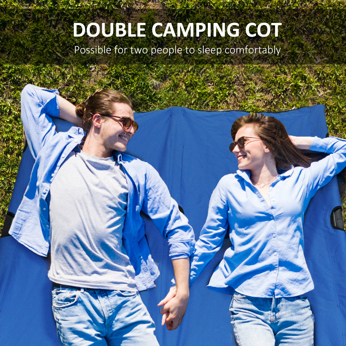 Double Camping Folding bed. - Stay-outdoors.co.uk