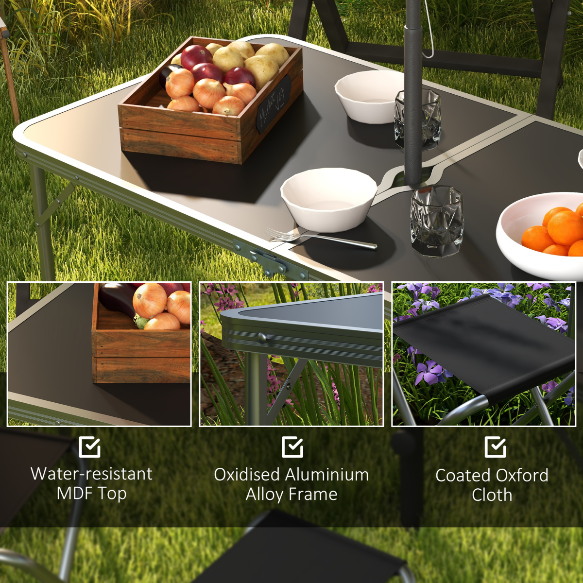 Camping Table and Chairs. - Stay-outdoors.co.uk