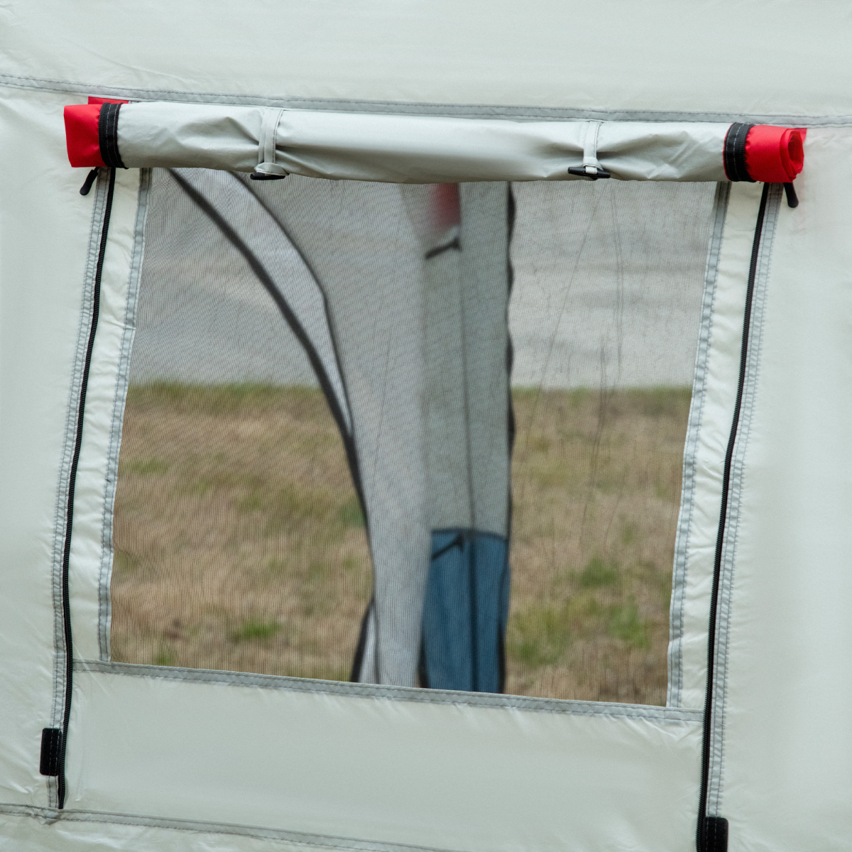 6-8 Person Tunnel Tent, Two-room Camping Tent.