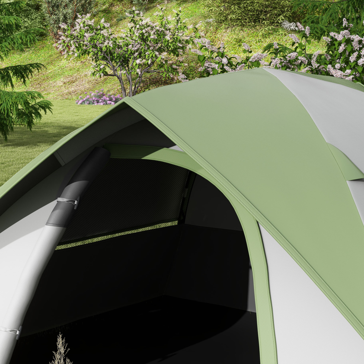 2 Man Camping Tent with Sewn-in Groundsheet. - Stay-outdoors.co.uk