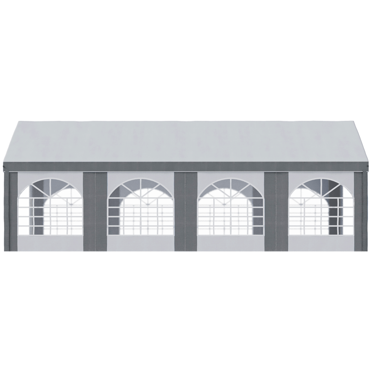 Marquee Gazebo with Sides, Eight Windows and Double Doors - Stay-outdoors.co.uk