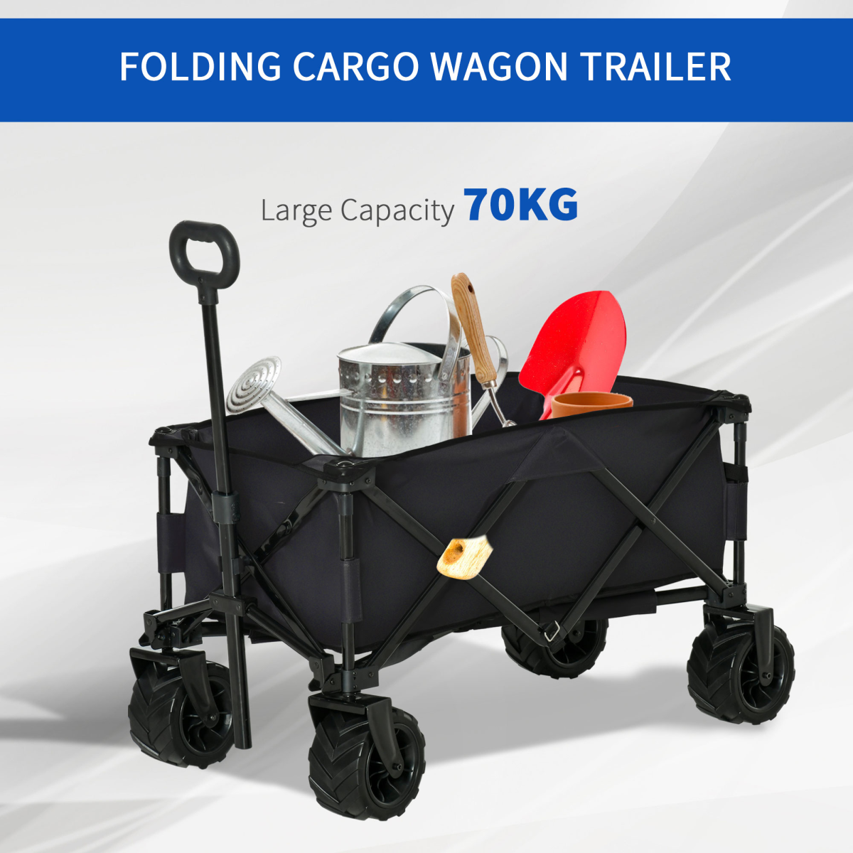 Outdoor Pull Along Trolley. - Stay-outdoors.co.uk