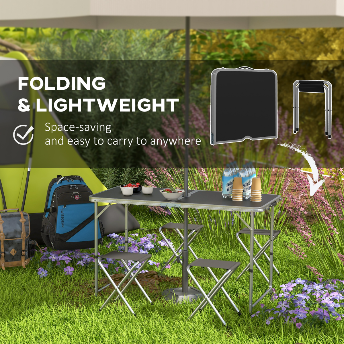 Camping Table and Chairs. - Stay-outdoors.co.uk