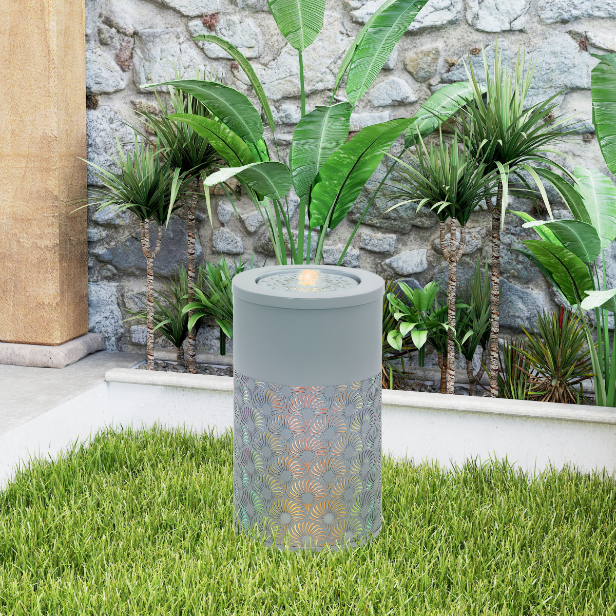 LED Illuminated Water Feature. - Stay-outdoors.co.uk