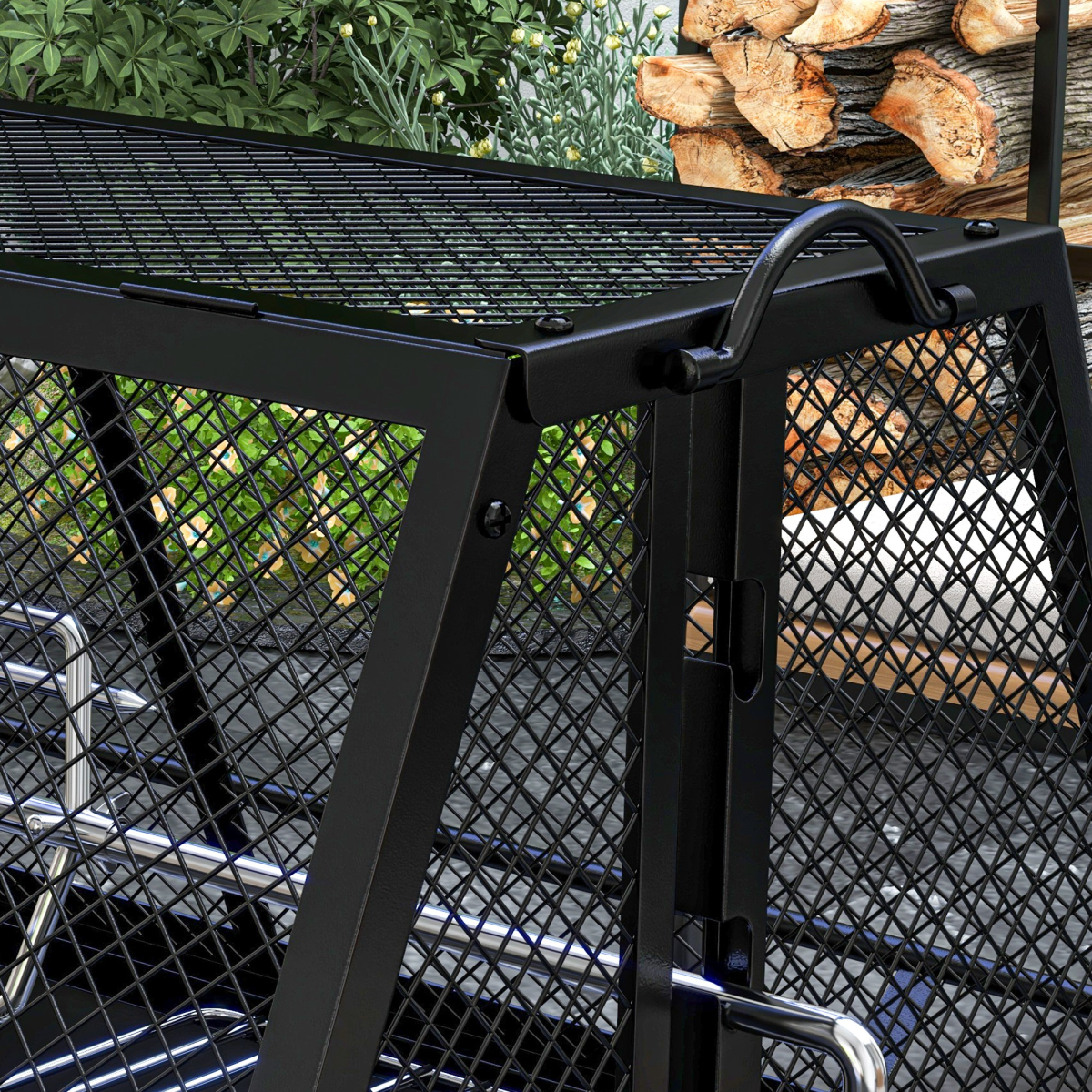 3-in-1 BBQ Rotisserie Grill Roaster Fire Pit. - Stay-outdoors.co.uk
