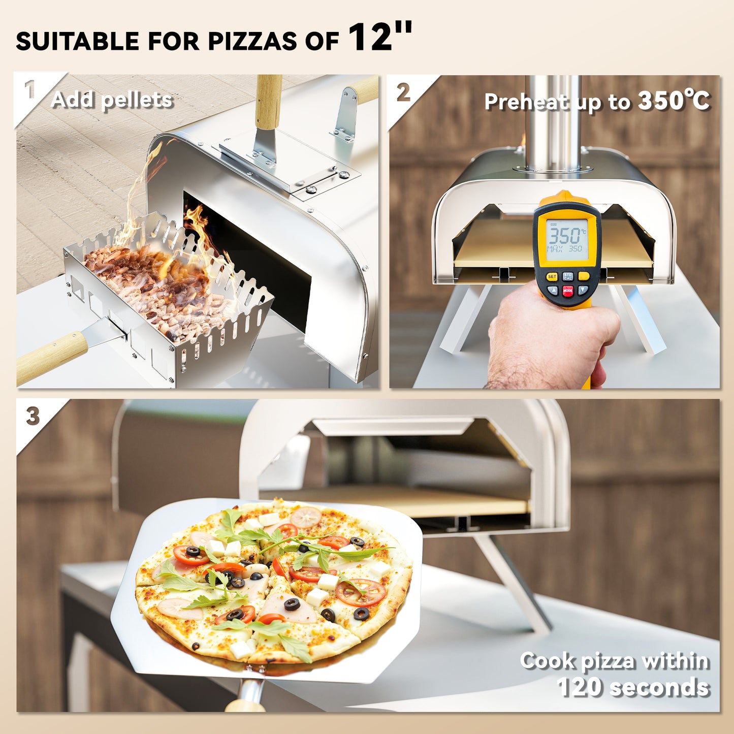 Wood Pellet Pizza Oven. - Stay-outdoors.co.uk
