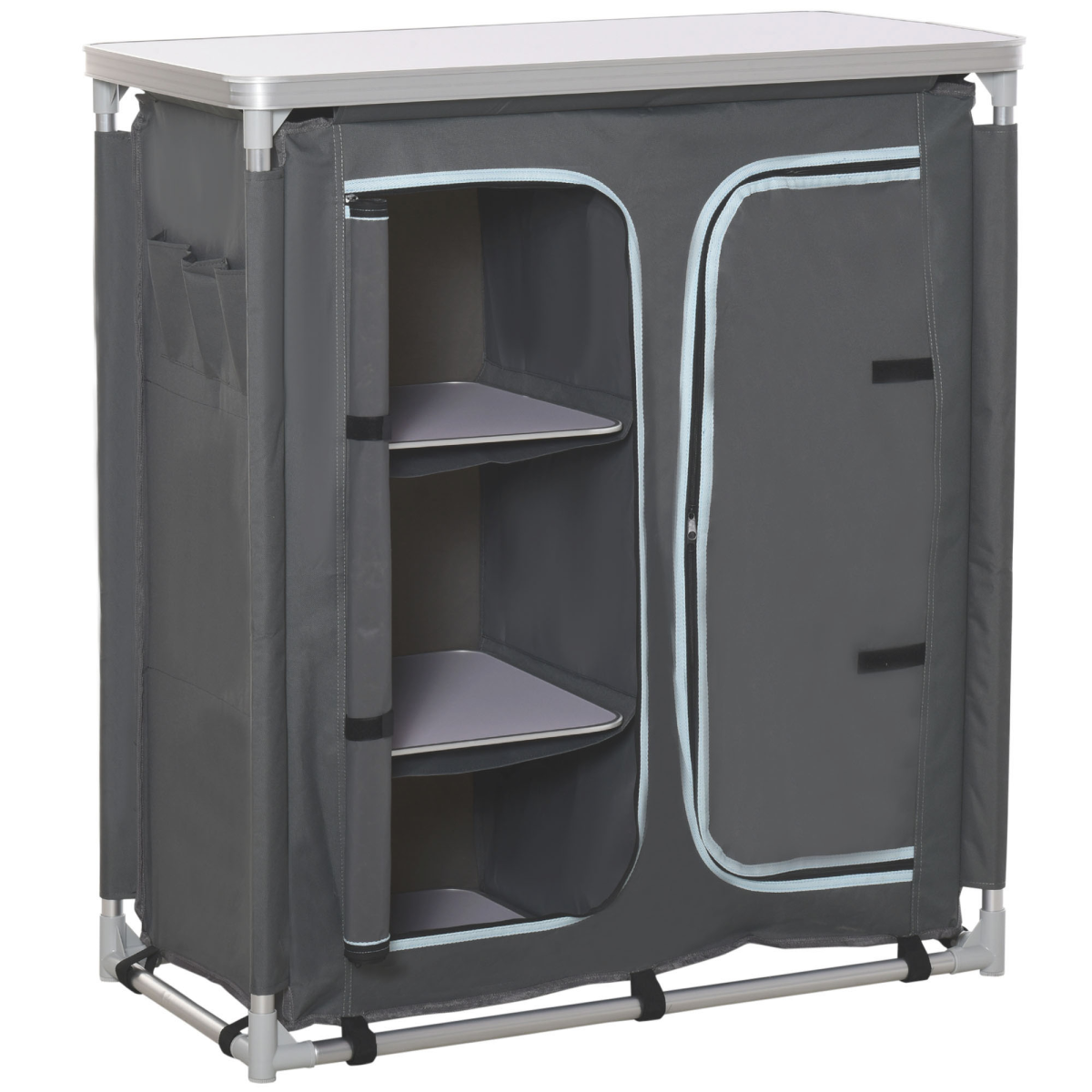 Three-shelf Camping Cupboard. - Stay-outdoors.co.uk