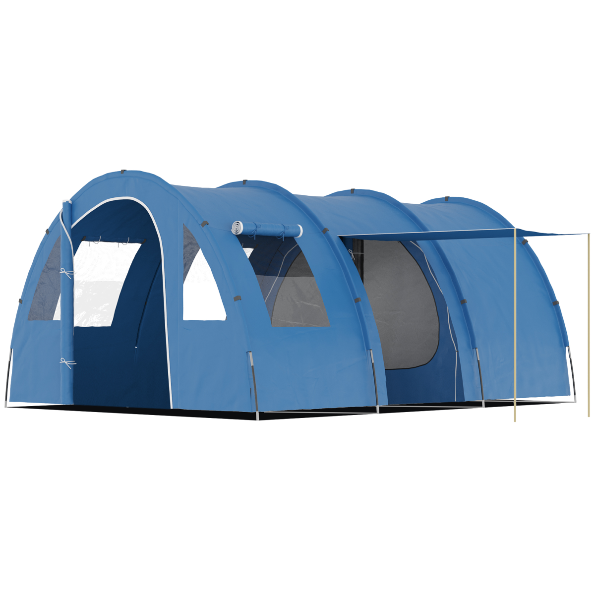 5-6 Man Family Tent Camping Tent with Two Room, Floor & Carry Bag - Stay-outdoors.co.uk