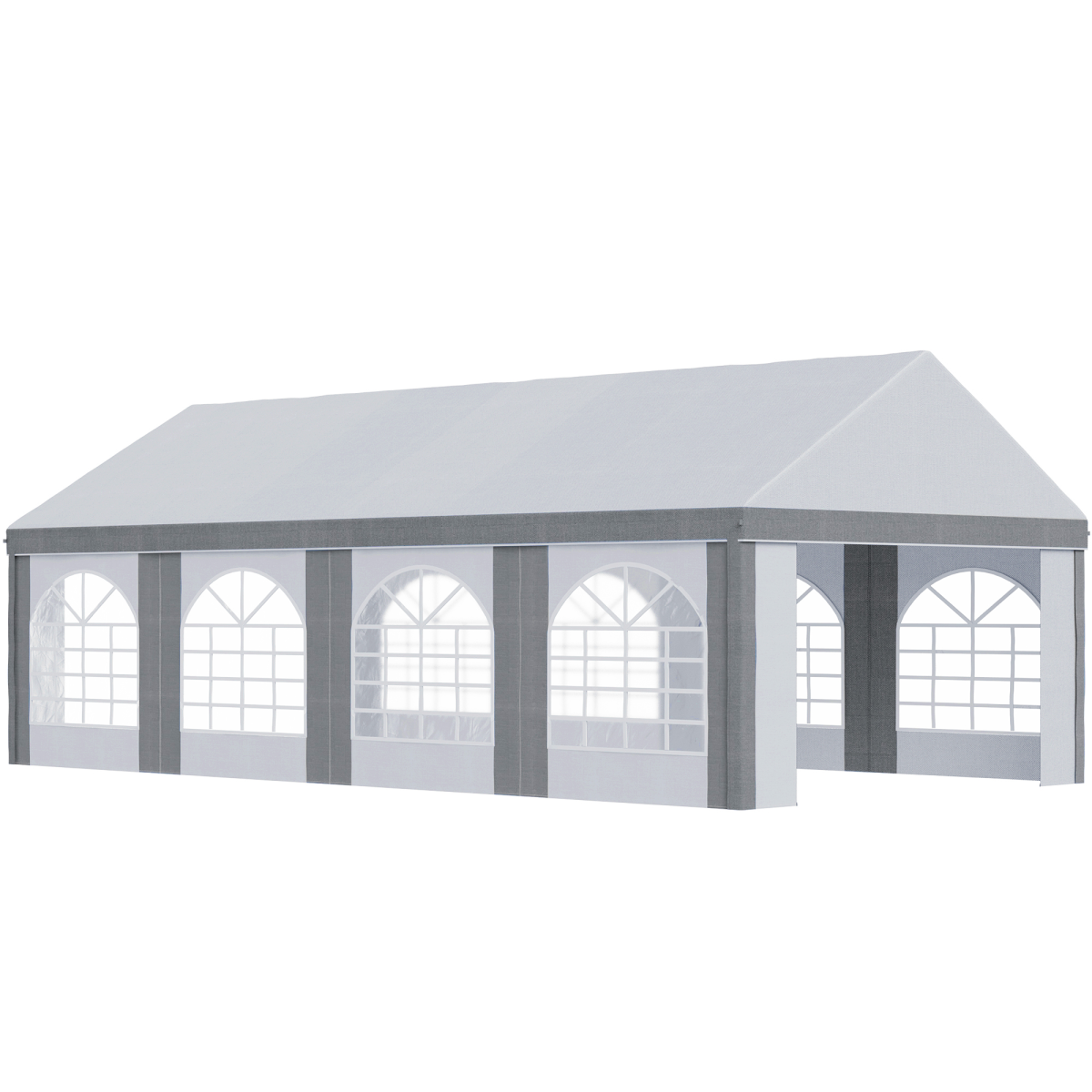 Marquee Gazebo with Sides, Eight Windows and Double Doors - Stay-outdoors.co.uk