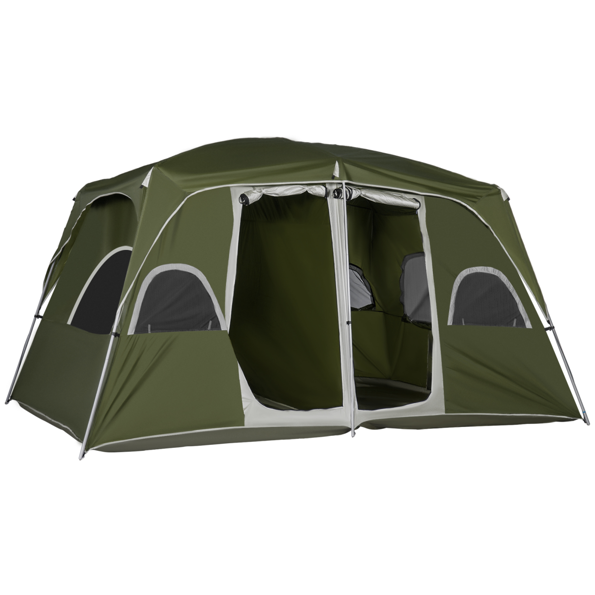Camping Tent, Family Tent 4-8 Person 2 Room Easy Set Up.