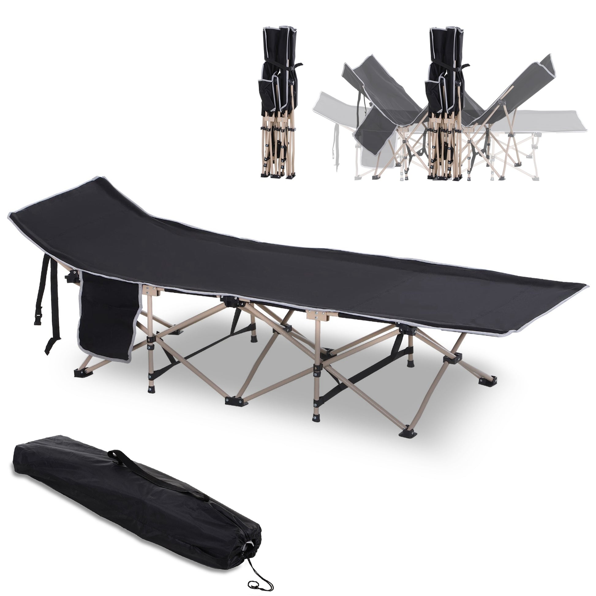 Single Portable Outdoor sleeping bed. - Stay-outdoors.co.uk