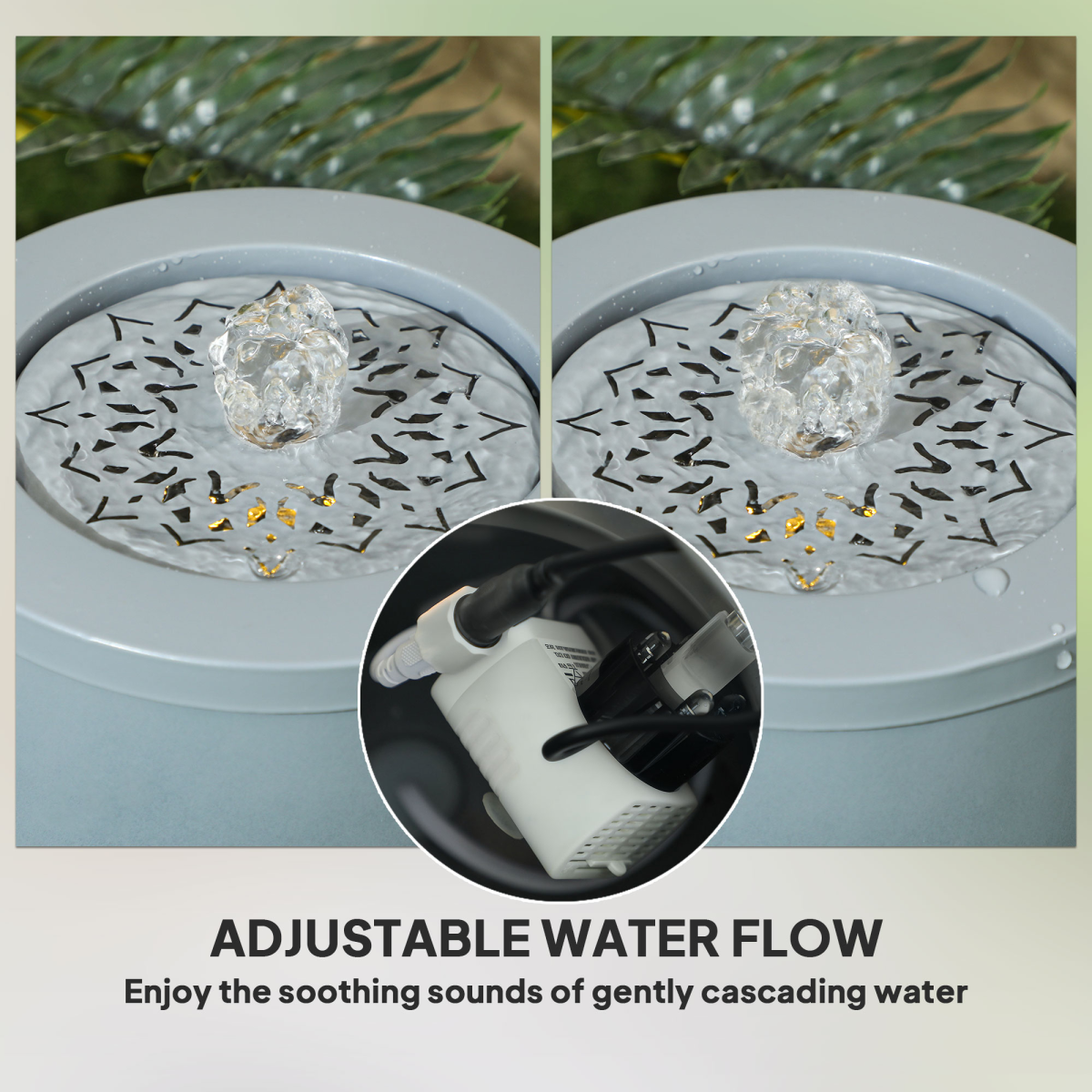 LED Illuminated Water Feature. - Stay-outdoors.co.uk