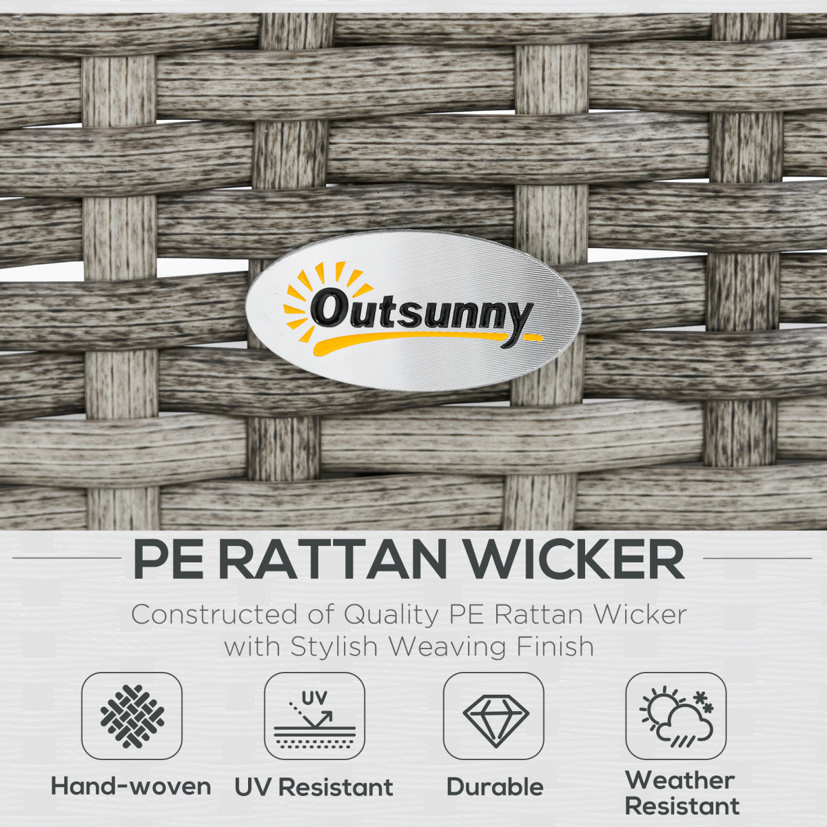 Set of 6 Rattan Dining Set Sofa - Stay-outdoors.co.uk