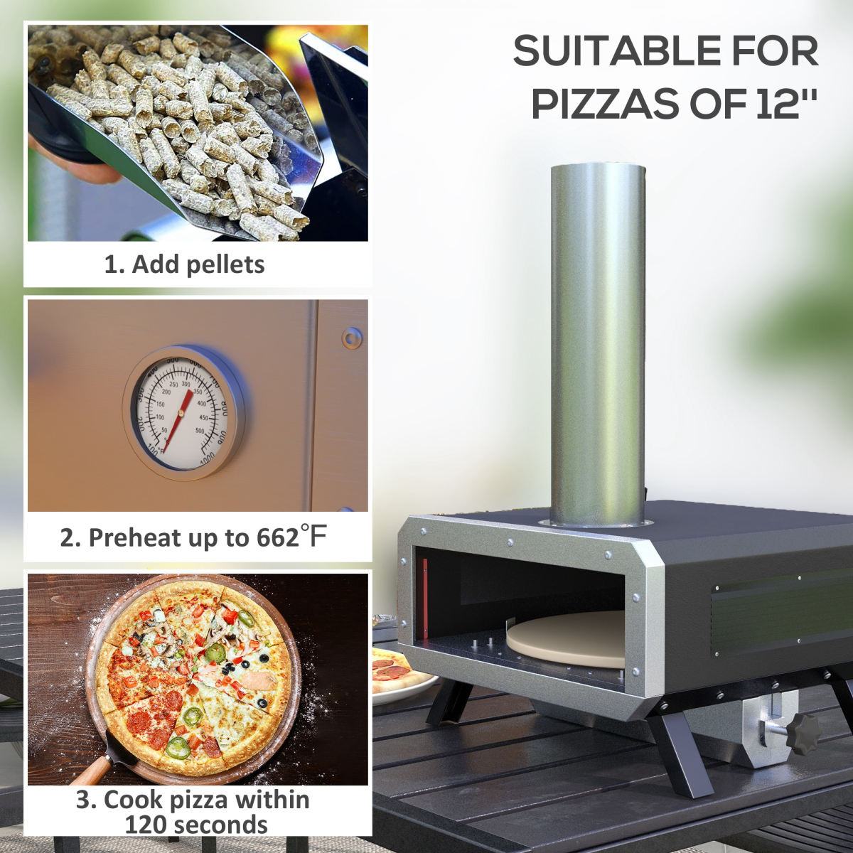 Wood Fired Pizza Oven. - Stay-outdoors.co.uk