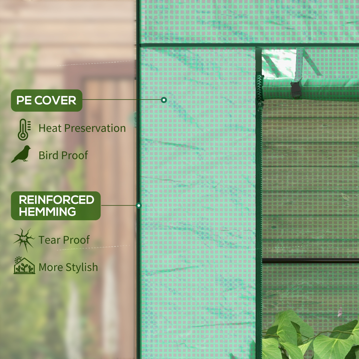 Space Saving Lean-to Greenhouse. - Stay-outdoors.co.uk