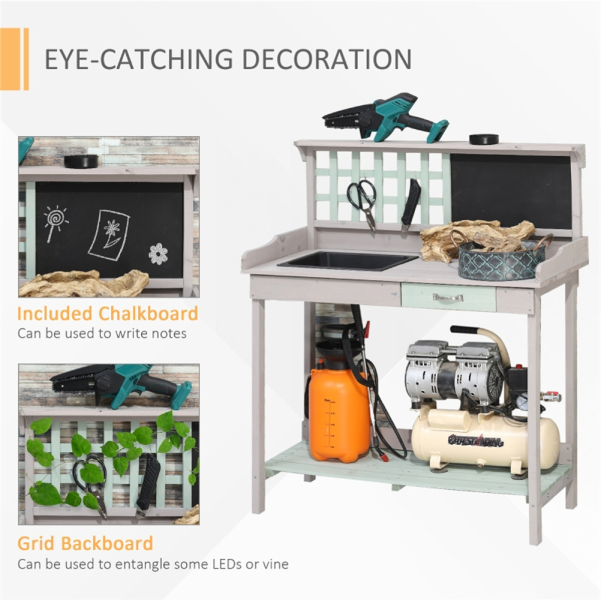 Garden Work Bench. - Stay-outdoors.co.uk