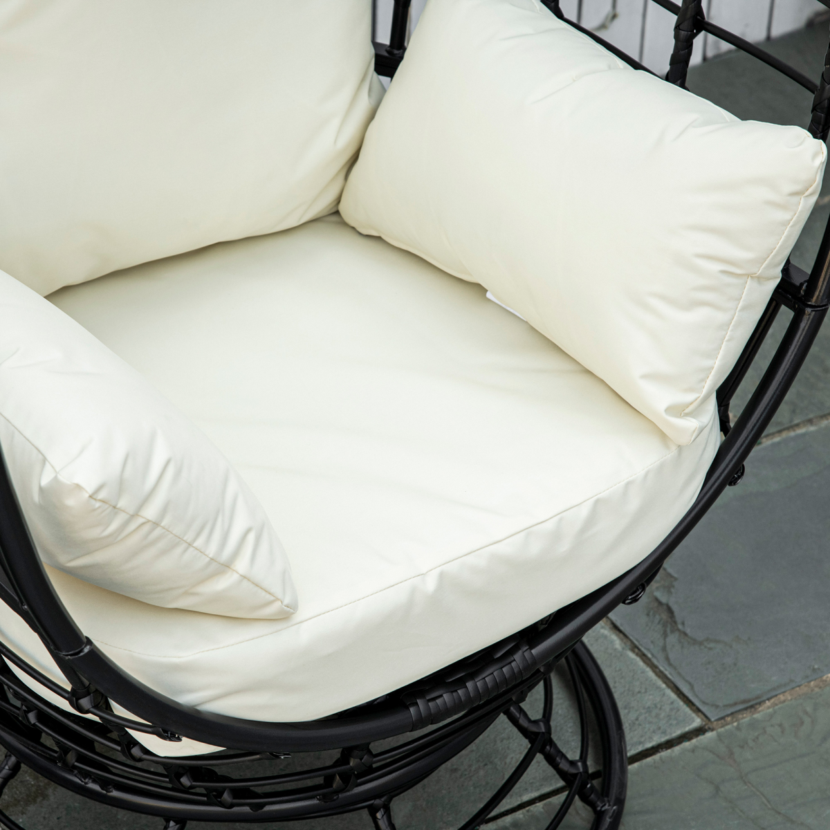 Swivel Egg Chair. - Stay-outdoors.co.uk