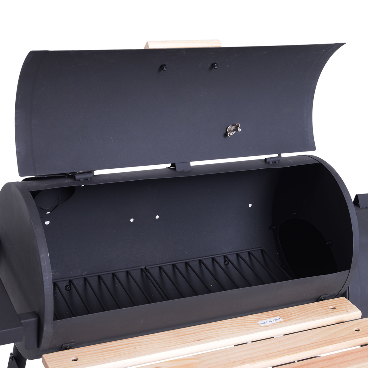 Portable Charcoal BBQ Grill Steel Offset Smoker Combo Backyard - Stay-outdoors.co.uk