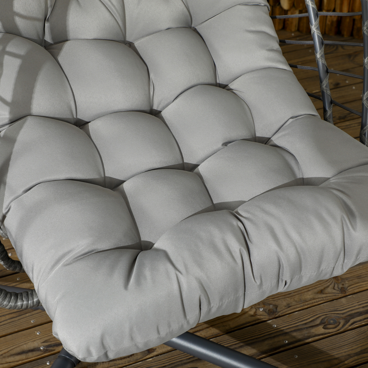 Hanging Swing Egg Chair with Thick Cushion.