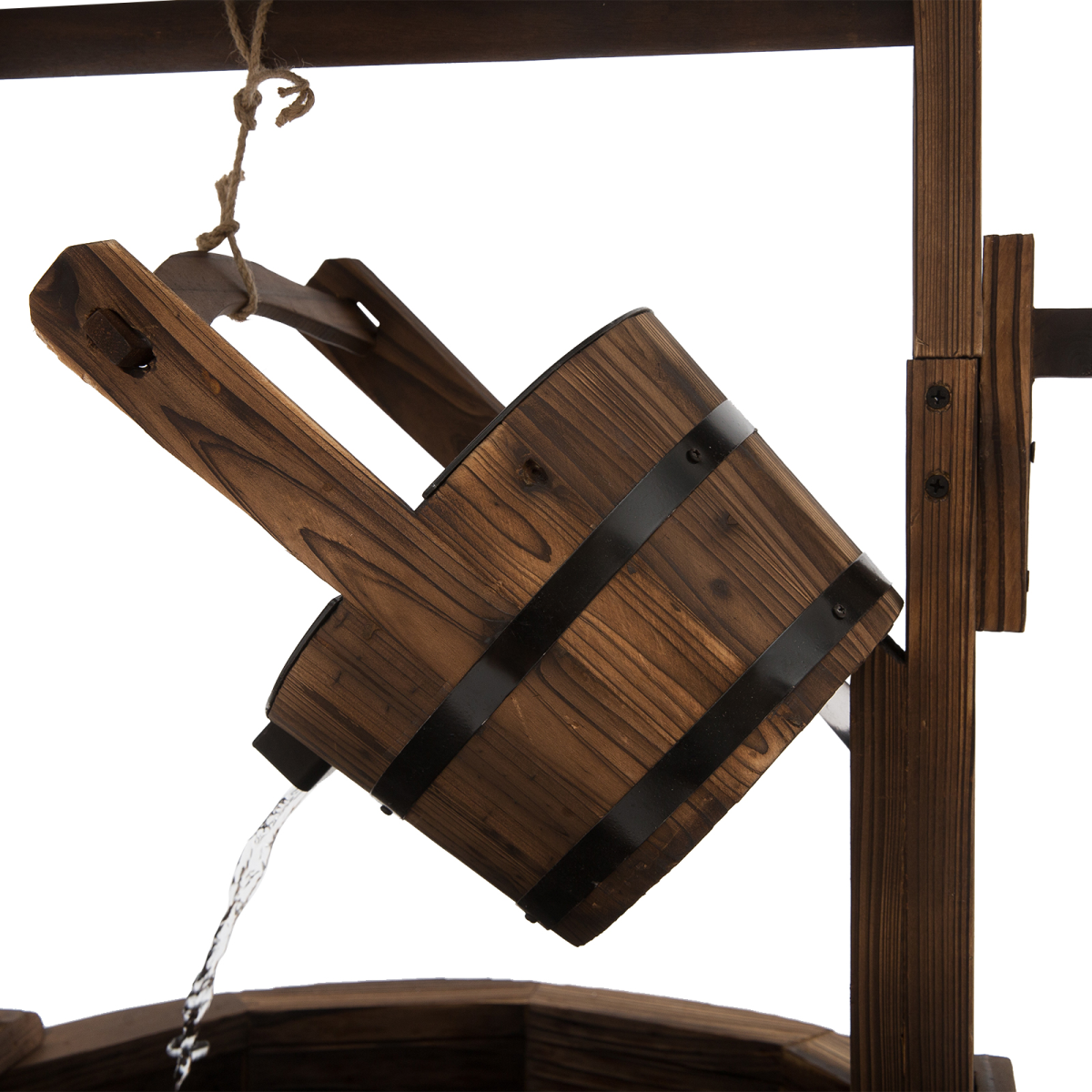 Rustic Wishing Well Water Fountain. - Stay-outdoors.co.uk