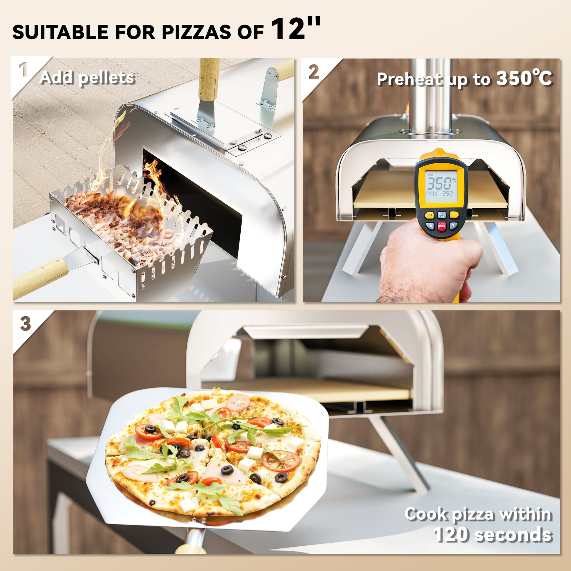 Wood Pellet Pizza Oven. - Stay-outdoors.co.uk