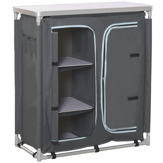 Three-shelf Camping Cupboard. - Stay-outdoors.co.uk