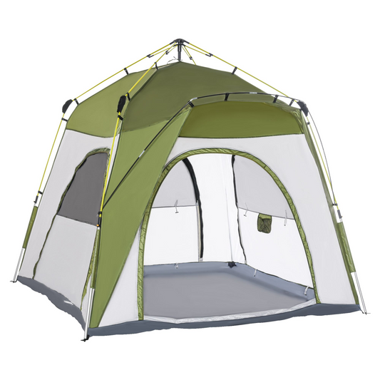Four Man Pop Up Tent Automatic Camping. - Stay-outdoors.co.uk