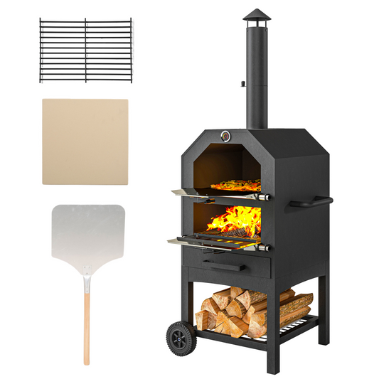 Outdoor Pizza Oven Charcoal Grill. - Stay-outdoors.co.uk