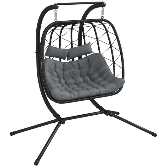 Hanging Swing Chair with Thick Cushion. - Stay-outdoors.co.uk