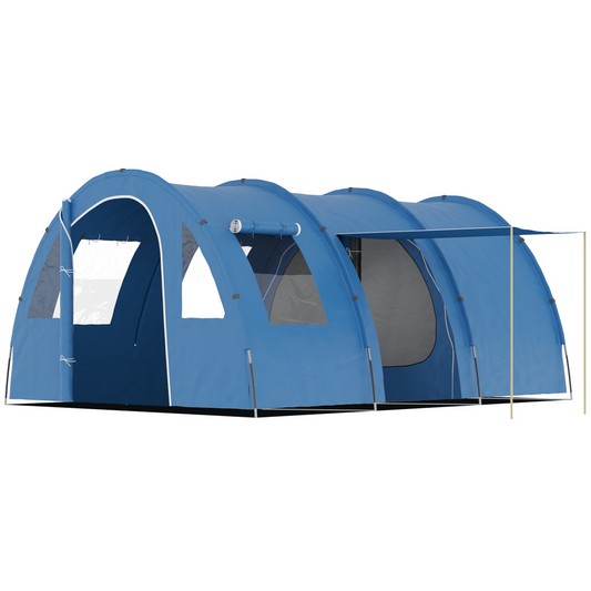 5-6 Man Family Tent Camping Tent with Two Room, Floor & Carry Bag - Stay-outdoors.co.uk