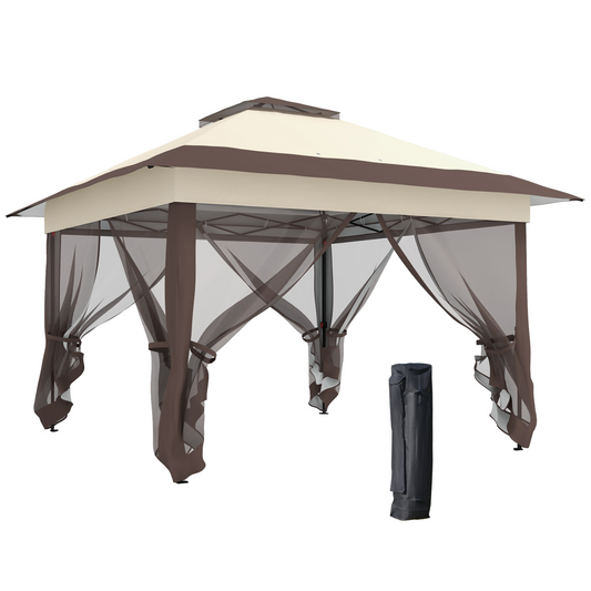 Folding Canopy with Adjustable Height & Ventilation - Portable Tent - Stay-outdoors.co.uk