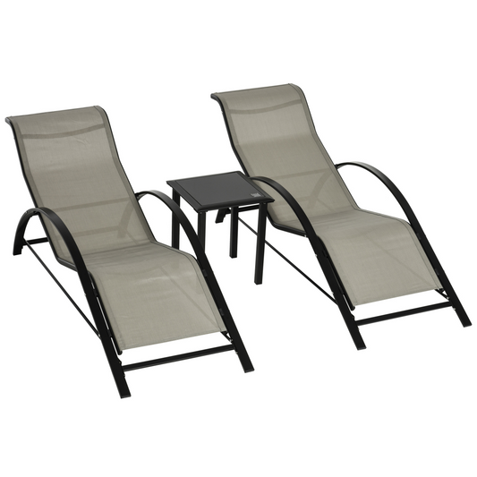 3 Pieces Lounge Chair Set.